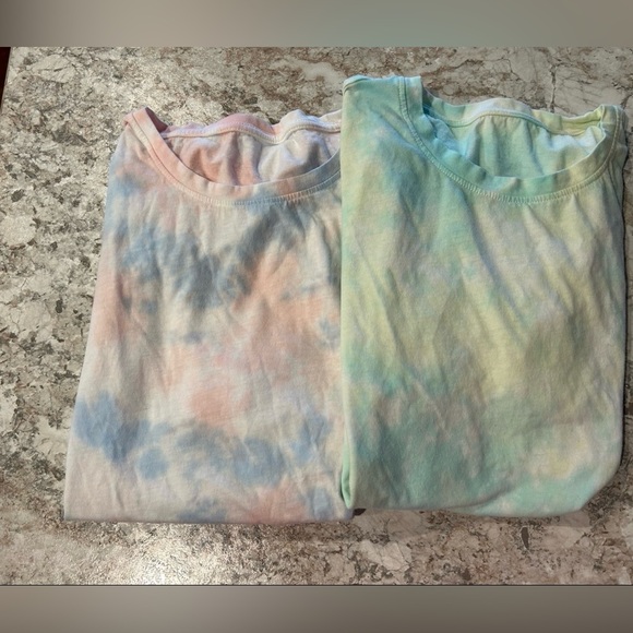 Danskin Ladies Short Sleeve Tees Large Tie Dye Bundle - Picture 1 of 12